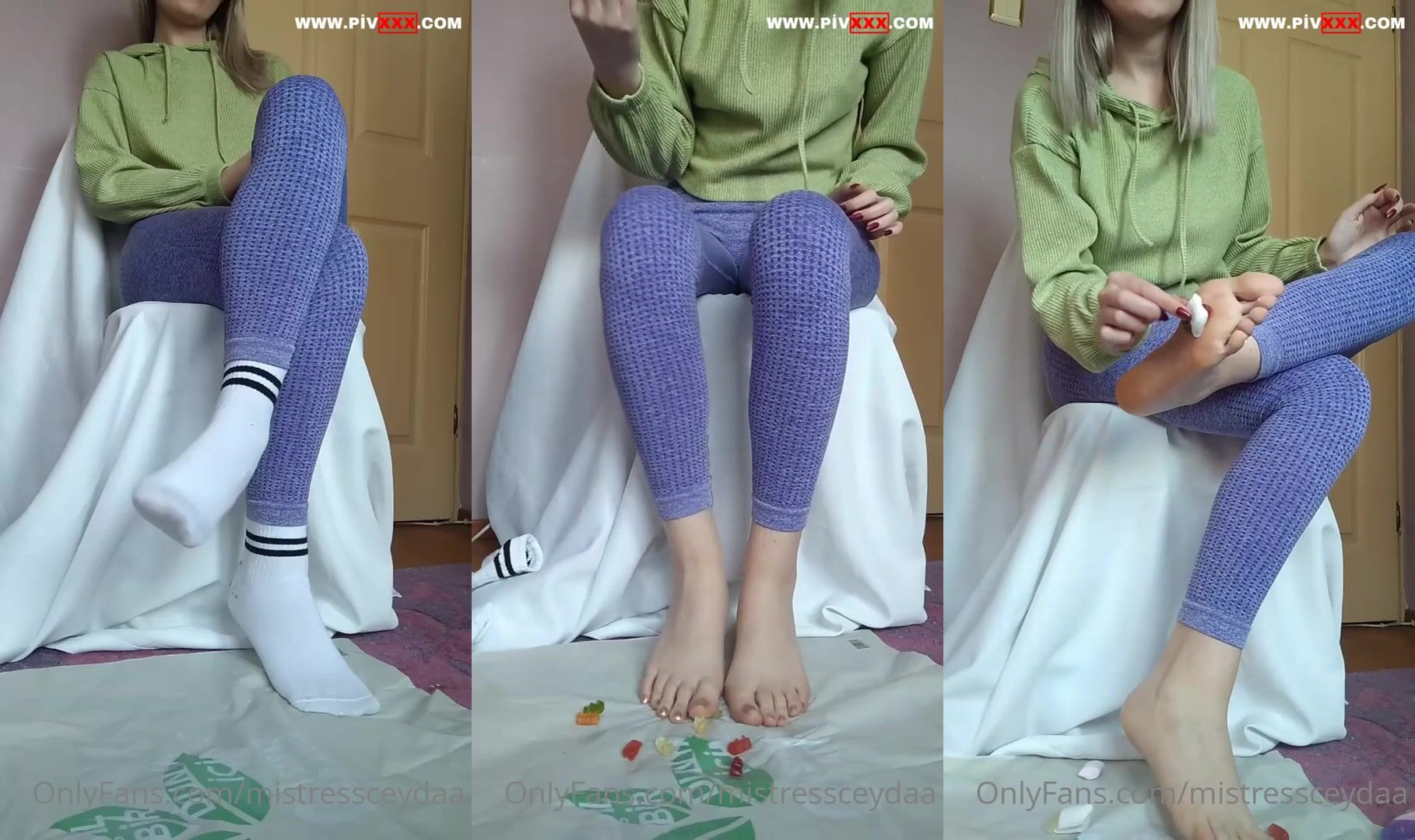 Terli tabanlarımın aromasıyla jelibon ve marşmelovlarımın tadına bak