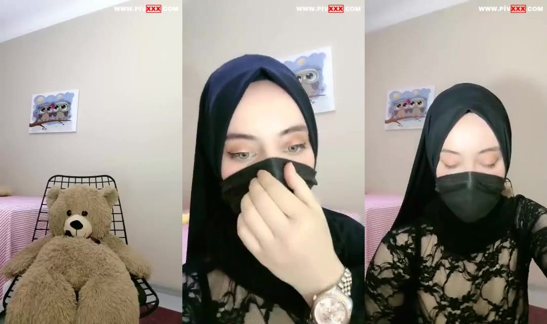 Turbanli Boncuk Tango Boncuk Ifşa Transparan Kıyafetiyle Yayın Yaptı